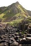 Die Auswirkungen der vulkanischen Aktivität im Paläogen, Giants Causeway, Nord-Irland.