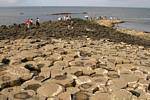 Der Weg nach Schottland Legende nach Giants Causeway, Nord-Irland.