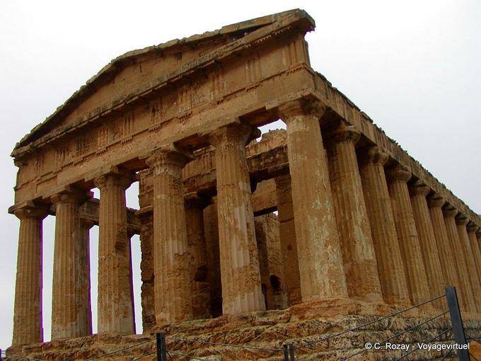 Der Concordia-Tempel, Agrigento - Italien