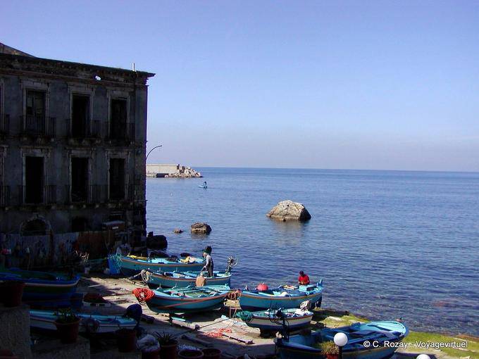 Der Hafen von Scilla - Italien