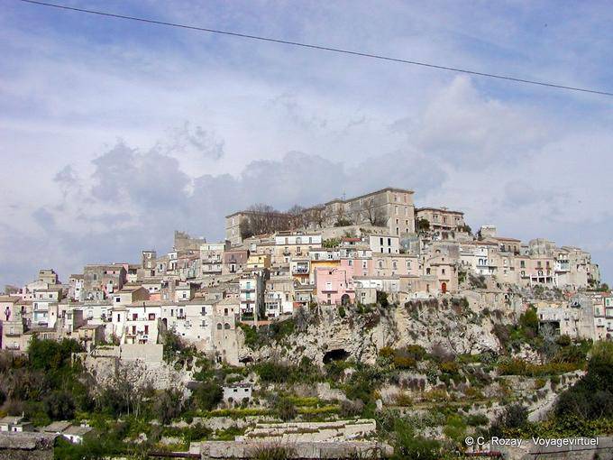 Konzentrieren Sie sich auf Ragusa Höhen - Italien