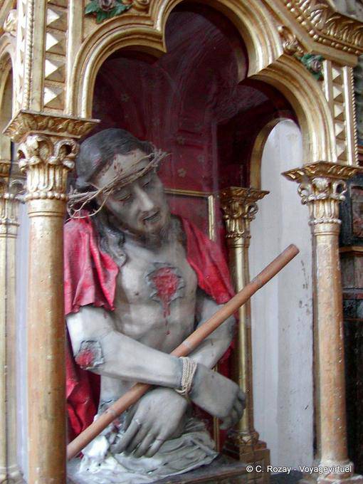 Christus durchbohrt, Modica - Italien