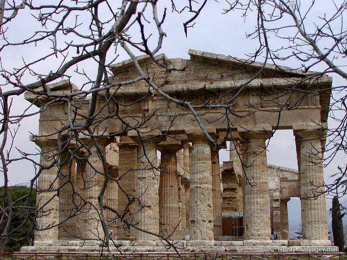Tempel des Poseidon (Hera II), Paestum - Italien