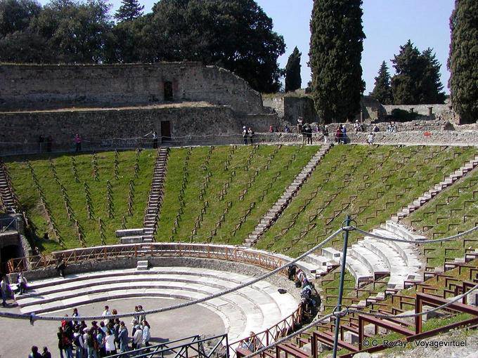 Das große Theater, Pompeji - Italien