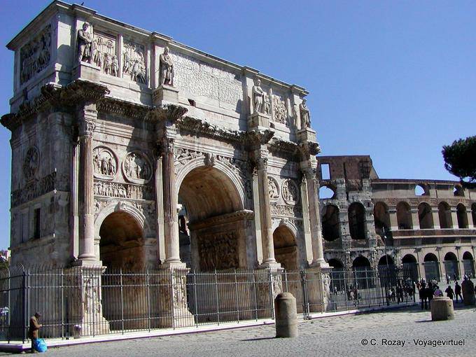 Triumphbogen des Konstantin, Rom - Italien