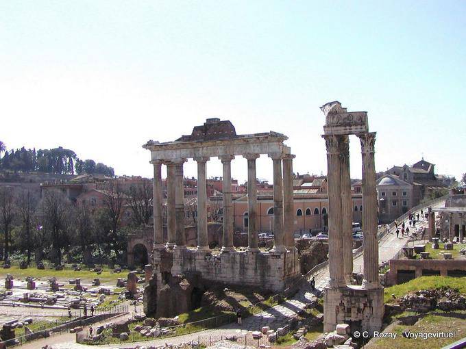 Forum des Augustus, Via dei Fori Imperiali, Rom - Italien
