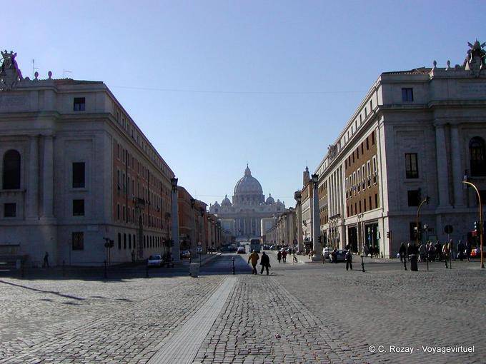 Via della Conciliazione Allee zum Peters - Italien