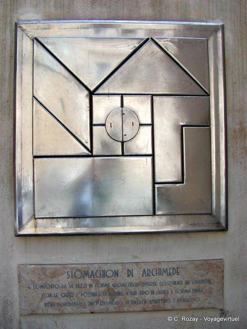 Die Stomachion Archimedes, Syrakus, Sizilien - Italien