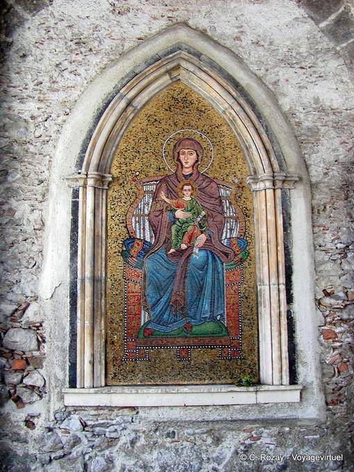 Fromme Bild in der Clock Tower, Taormina - Italien