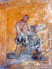 Portrait of Menander, Pompeji Farbe, Italien.