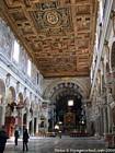 Nave von Santa Maria in Aracoeli, Rom, Italien.