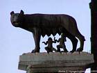 Romulus und Remus säugte durch den Wolf, Rom, Italien.