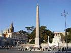 Obelisk, Piazza del Popolo, Rom, Italien.