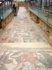 Korridor der Großen Jagd, Mosaik 60 Meter lang und 350 m², Villa Casale, Italien.