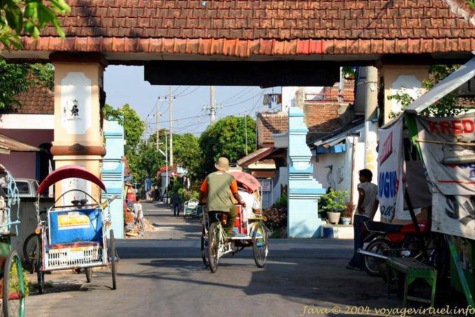 Ein Tuk-Tuk-Pedal, Banyuwangi, Java - Indonesien