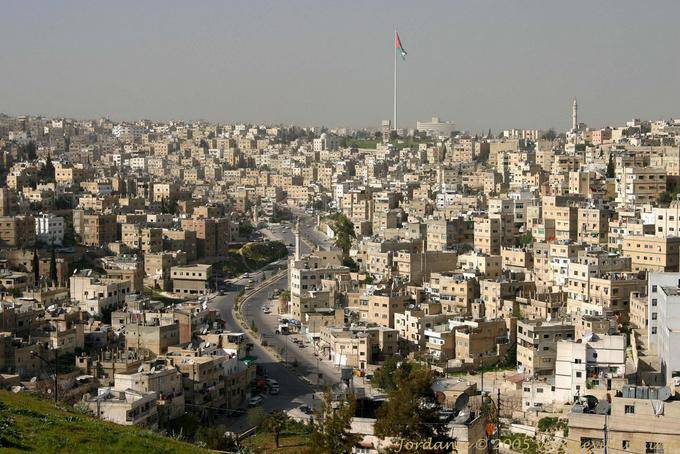 Amman Osten Blick von der Zitadelle Zitadelle von Amman, Amman - Jordanien