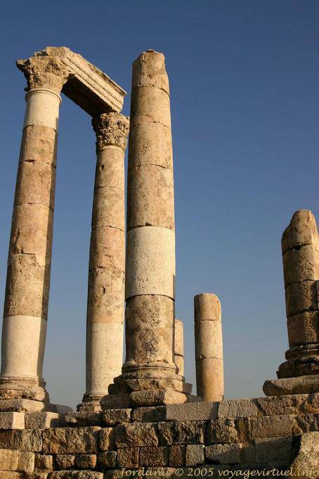 Der große Tempel von Herkules wurde zwischen 162-166 AD, Amman gebaut - Jordanien