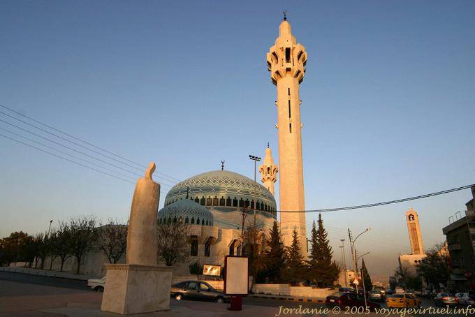 König Abdullah Moschee, zeitgenössische islamische Kunst, Amman - Jordanien