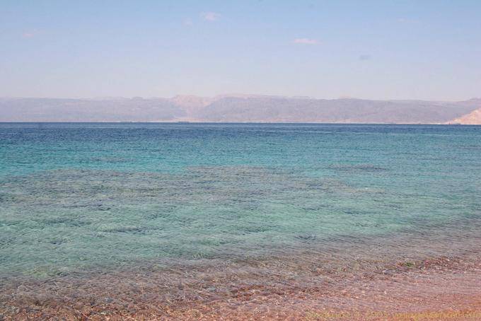 Rotes Meer blau, Aqaba - Jordanien