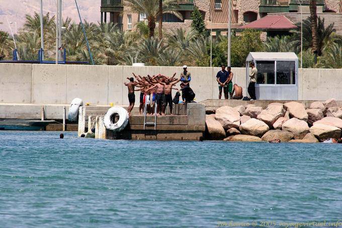 Training auf den Hafen von Aqaba - Jordanien