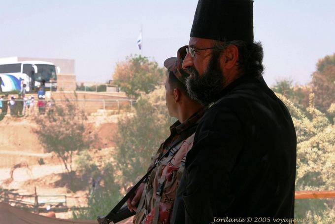 Der Papst und der Soldat, Fluss Jordan, Bethany - Jordanien