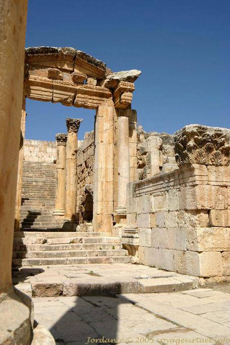 Proplaeum Treppen, Jerash - Jordanien