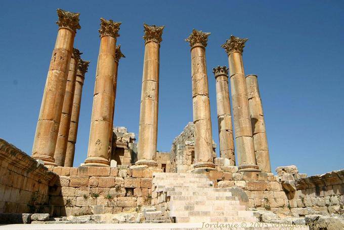 Der römische Tempel der Artemis, Jerash - Jordanien