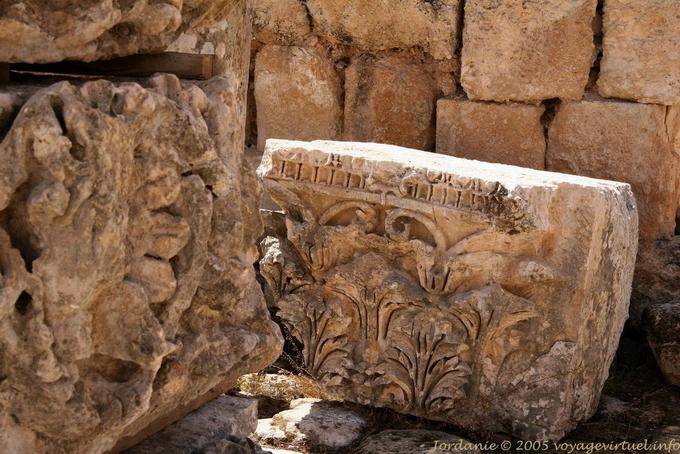 Finesse Dekoration, Sturzfragment, Jerash - Jordanien