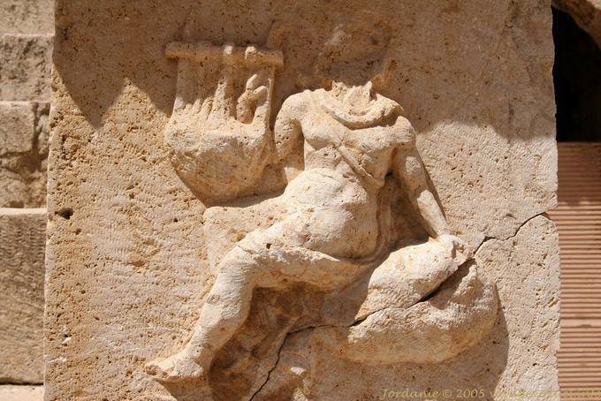 Nord Detail Jerash Theatre - Jordanien