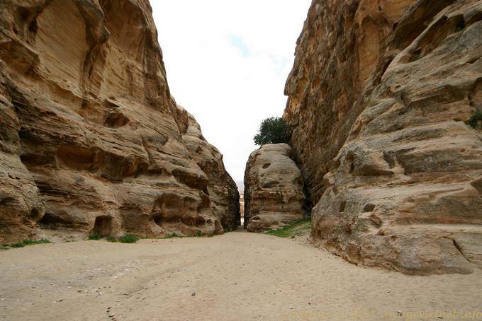 Die Nähe des Siq al-Barid, Little Petra - Jordanien