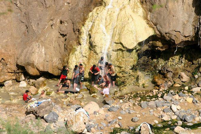 Natürlichen heißen Quellen, Hammamat Haupt - Jordanien