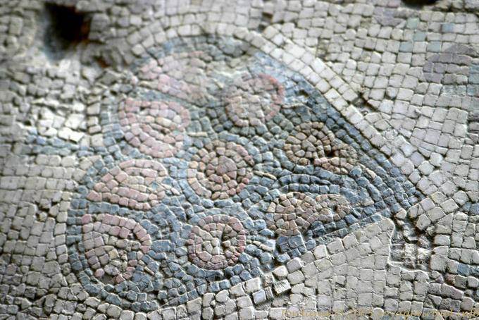 Herz-Mosaik, Madaba - Jordanien