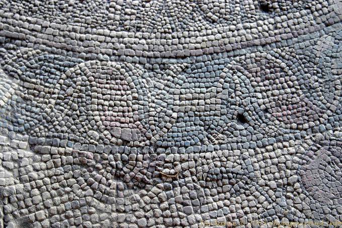 Fragment einer antiken Mosaik, Madaba - Jordanien