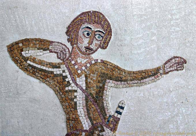 Die Menschen erkannten, Mosaik, Madaba - Jordanien