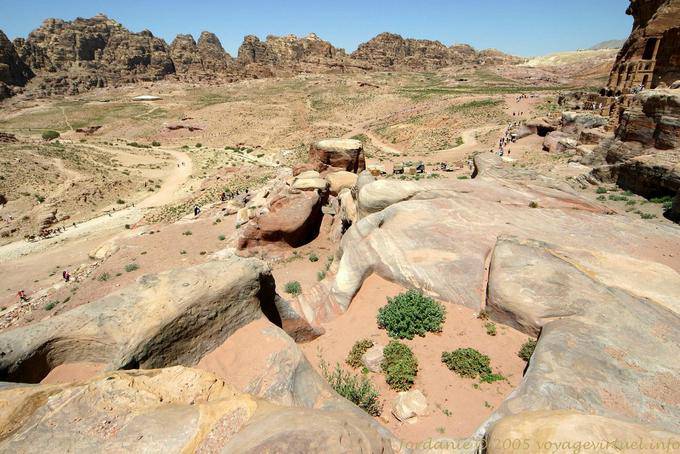 Panorama von den Höhen des Jabal Al-Kubtha, Petra - Jordanien
