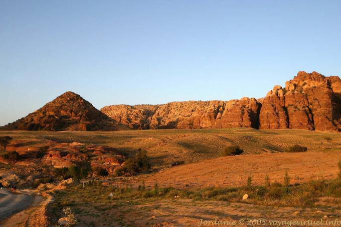 Abendlicht, um Petra - Jordanien