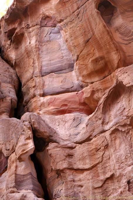 Petra Deir, Sedimenten Farben - Jordanien