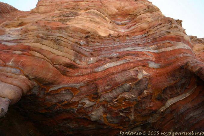 Geologie der Klippe, Petra Khubta - Jordanien