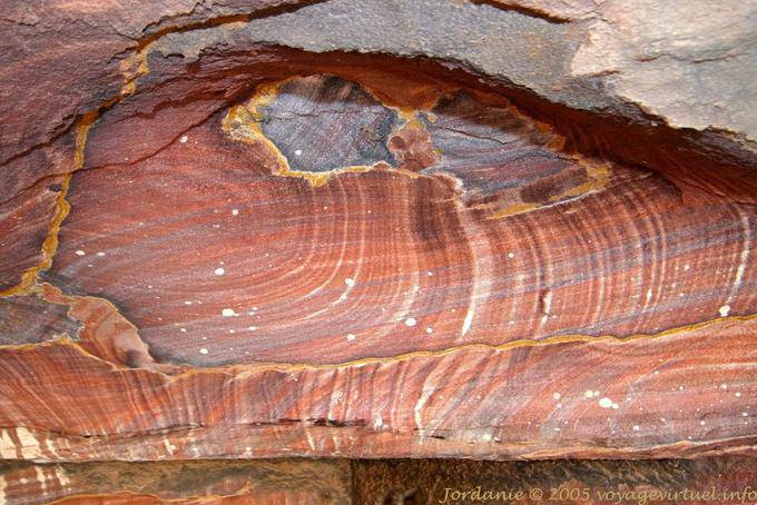 Moiré-Rock, Petra Khubta - Jordanien