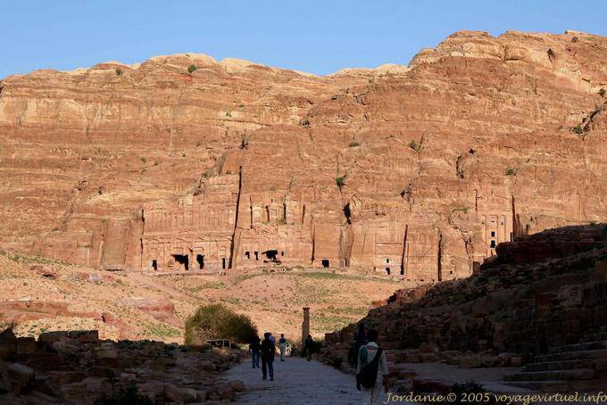 Corinthian Gräber und Moiré, Petra Khubta - Jordanien