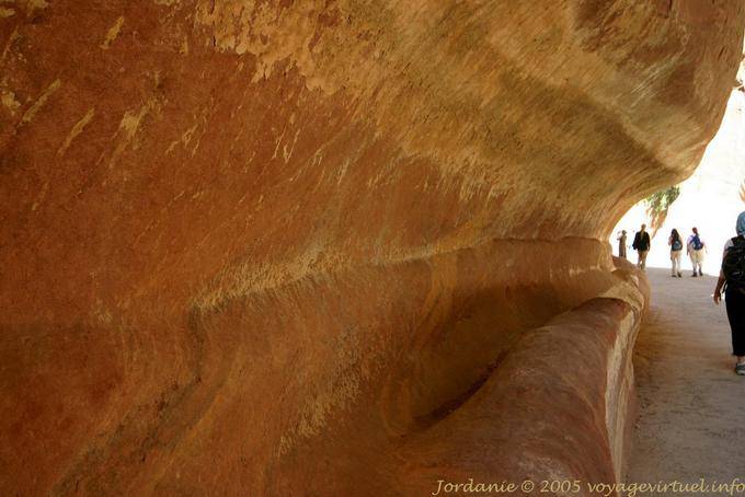 Wasser-System, um Wasser zu liefern, Petra Siq - Jordanien