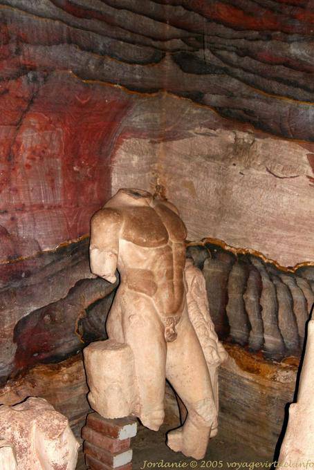 Headless Marmorstatue, alte archäologische Museum von Petra - Jordanien