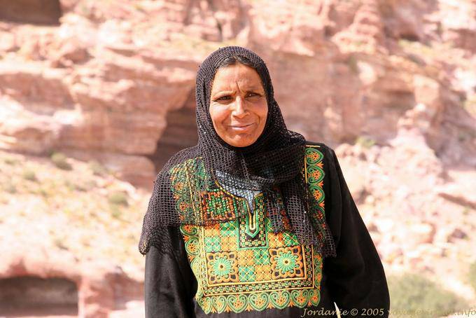 Porträt von einem Nachkommen der Nabatäer, Petra Unterstadt - Jordanien