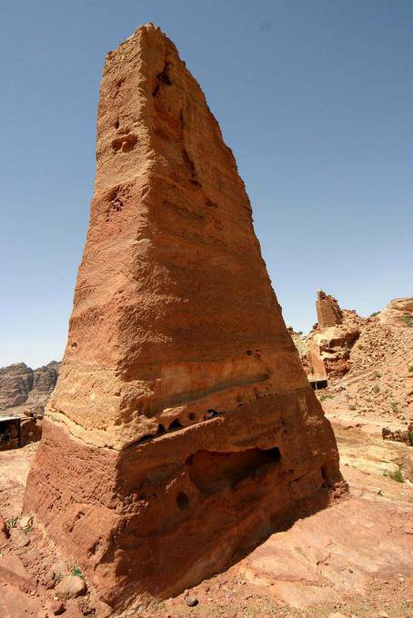 Nabatean Obelisk, Hochhaus, Petra Zib Attuf - Jordanien