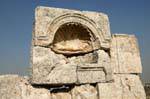 Skulptur Clamshell Saint-Jacques, Altes Schloss, der Zitadelle von Amman Amman, Jordanien.