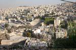 Amman, die Stadt und das Theater von der Zitadelle gesehen, Jordanien.