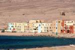 Bau an der Küste des Roten Meeres, Aqaba, Jordanien.