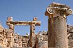 Portico Stürze nehmen magisch Jerash, Jordanien.