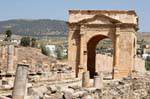 Nord Tetrapyle an die Ehefrau des Septimius Severus, Julia Domna, Jerash gewidmet, Jordanien.