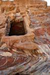 In der Straßenfassade, Petra Khubta, Jordanien.